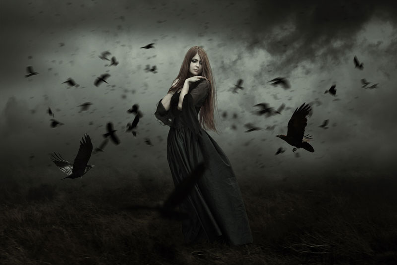 Dark, a Photoshop tutorial by Jenny Le 