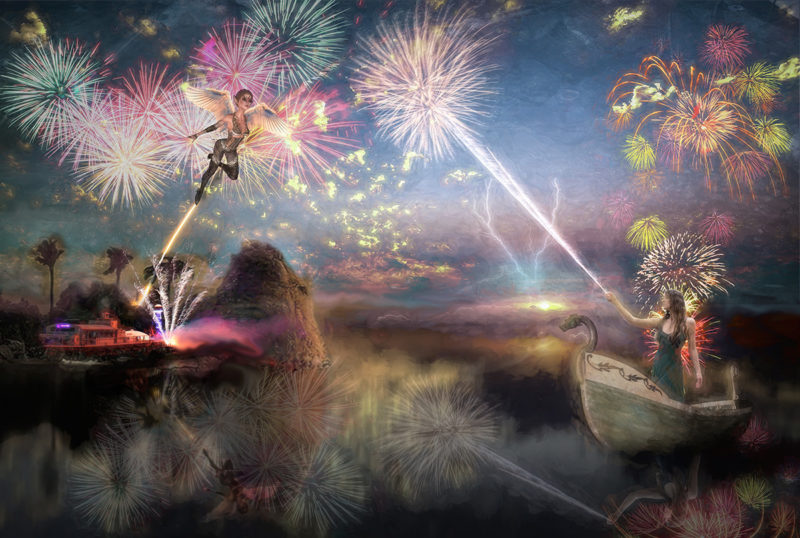 July Celebration by Charles A