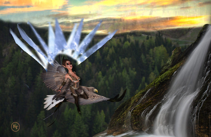 Riding the Thermals by Kye T