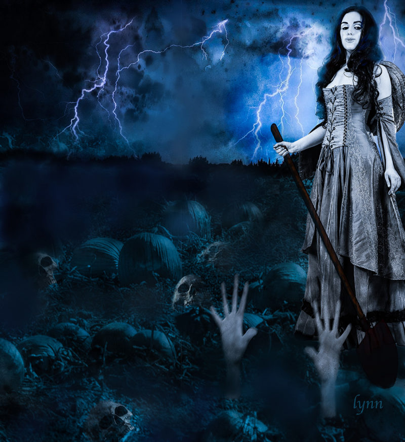 challenge-nov-2020-scary-night-in-the-pumpkin-field-by-lynn-mcneill