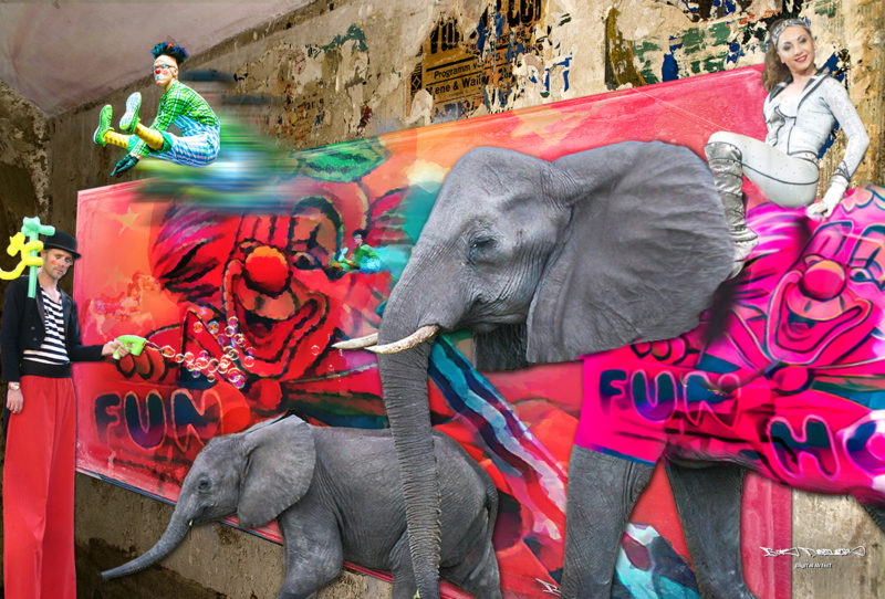 The Elephant Parade by Bob Desilets