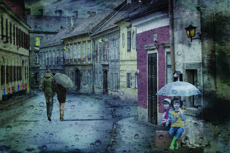 Outside On A Rainy Day by Terry Robinson