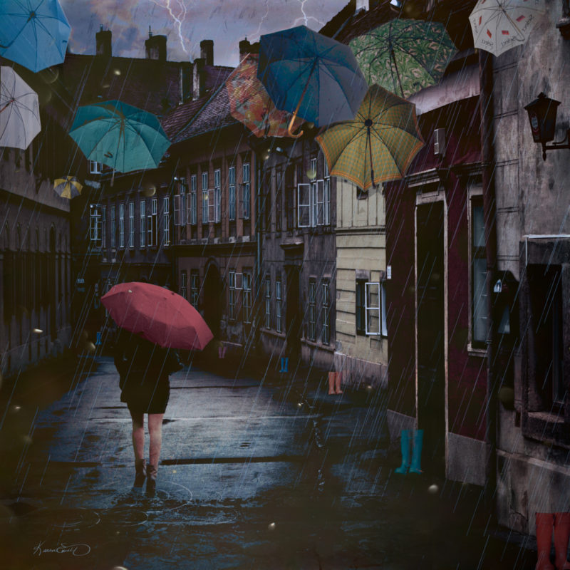 Rain Gear Alley by Karen Ewald