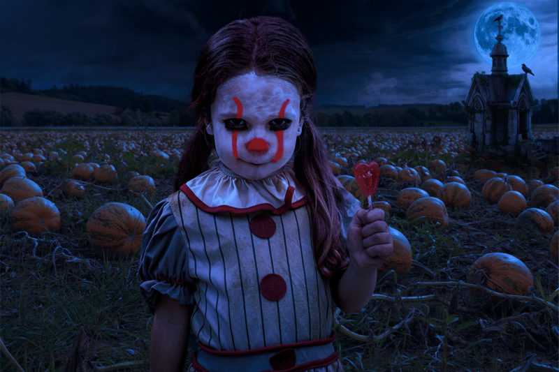 Pumpkin Patch Clown by Joshua Ronacher