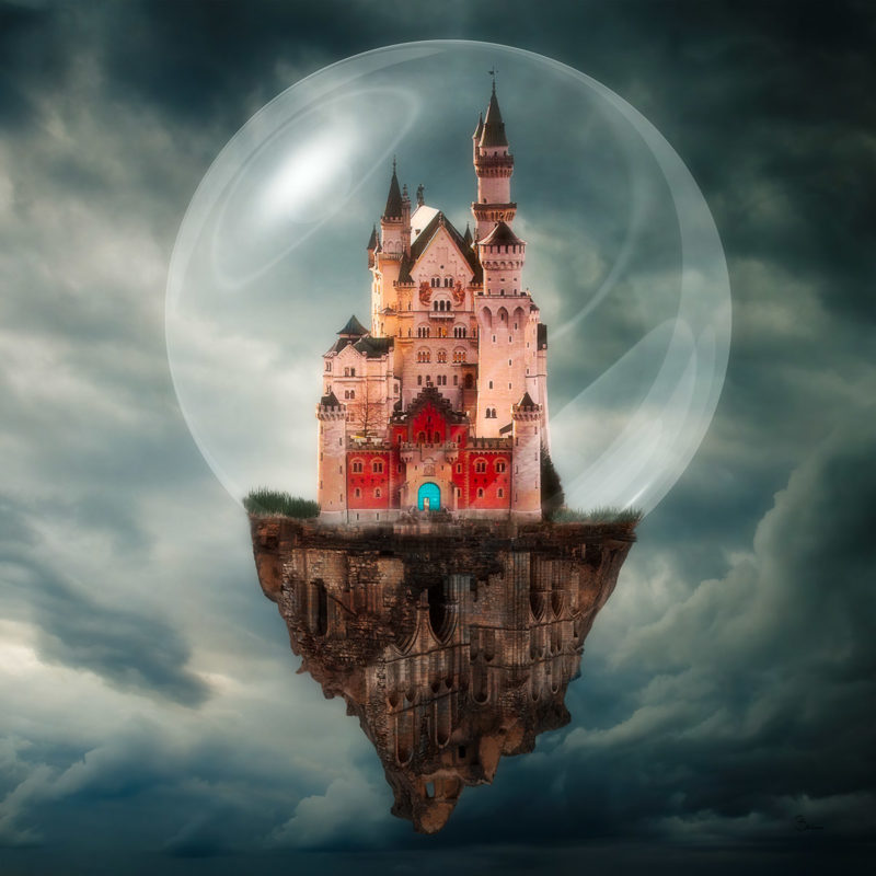 Flottante Bleu la Porte Chateau