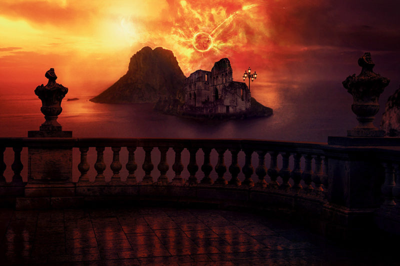 Sunset At Cair Paravel by Ernesto Vizcaino