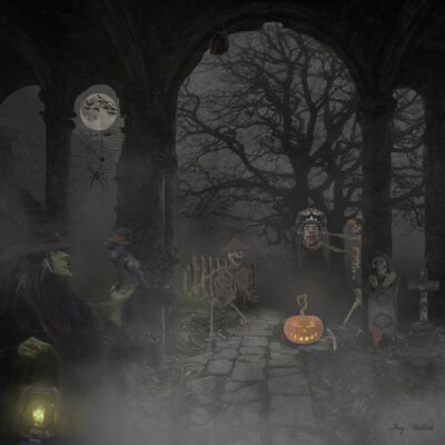 A Foggy Halloween Night by Fay Mallett