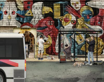 Another Day in the City by Fay Mallett