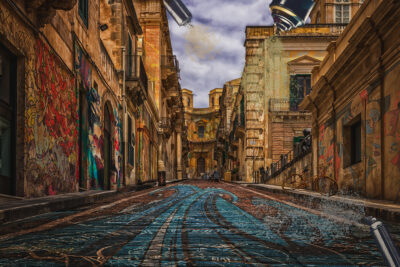 Graffiti Invasion by Marcy Burgis