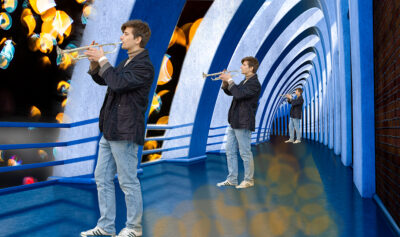 The Trumpet Player by Kye Thompson