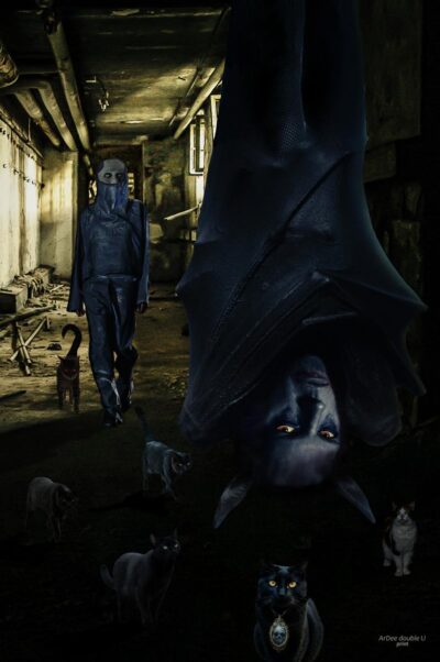 The Bat Man and the Cat Woman by Roger Webb