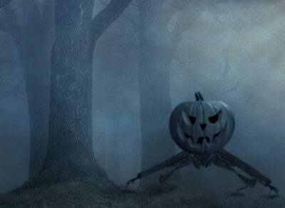 Walking-Jack-O-Lantern by John Schultz