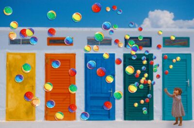 Floating Spheres by John Schultz