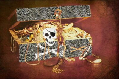 Map of Found Treasure by Galord D. Mattes