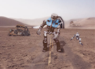 Robot Walk by Pere Lence